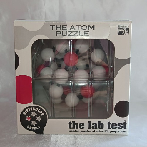 The Atom Puzzle wooden educational toy used