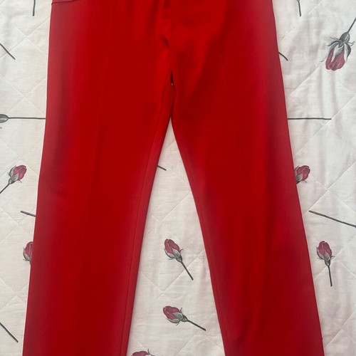 Red women's pants Dina new, size L