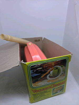 Vacuum cleaner retro toy used