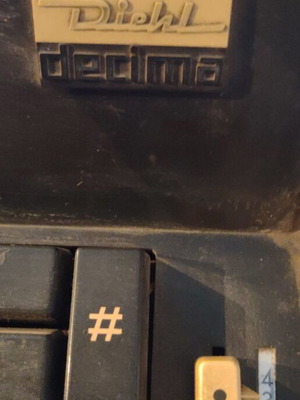 Diehl Decima calculator used without cable