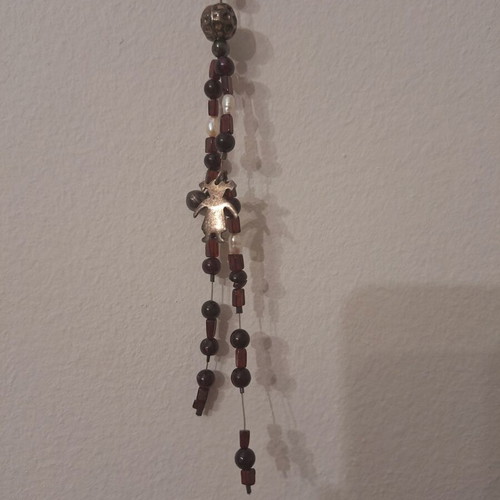 Handmade long necklace used with 925 silver charms