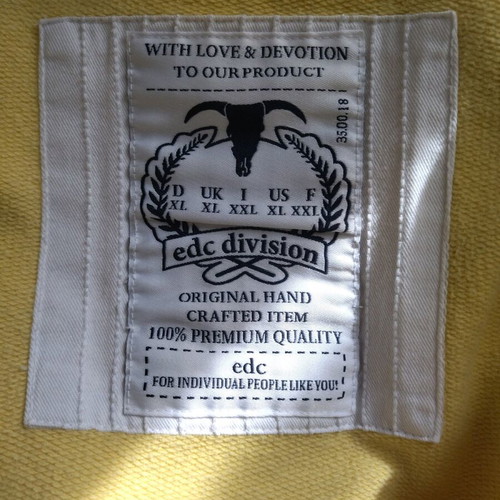 EDC by Esprit Hoodie XL like new, yellow