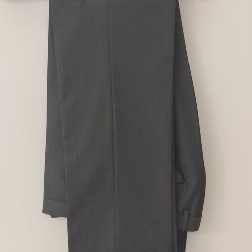 Berto Lucci suit size 50 dark anthracite with Oxford tie like new