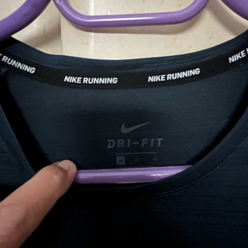 Nike running tshirt like new, blue, size M