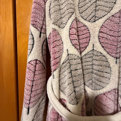 Fleece robe used, size M, Bozer