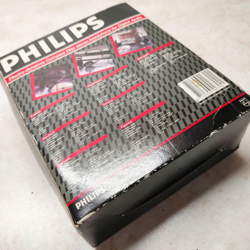 Philips SBC 3171 Vintage Electrodynamic Stereo Headphones new in box