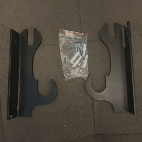 Plastic wall mount for katana sword like new, with screws