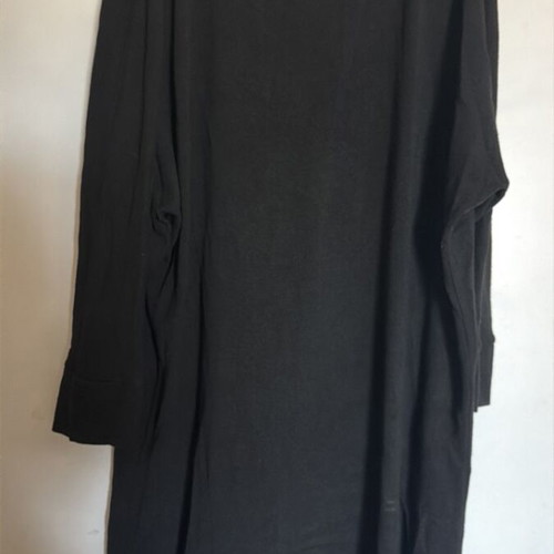 Stradivarius long black blouse used size M