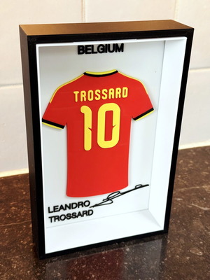 Leandro Trossard Belgium FC logo collectible, like new