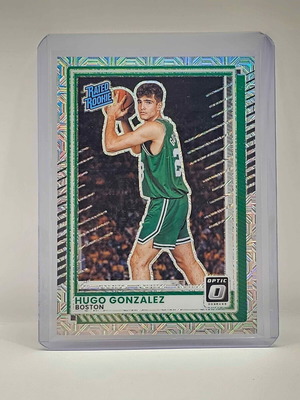 Κάρτα 2025-26 Panini Donruss NBA Hugo Gonzalez Rated Rookie Optic Mojo Prizm #16 Boston Celtics καινούργια