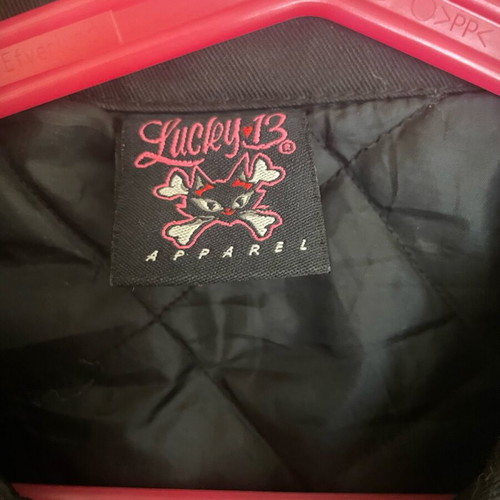 Lucky 13 women's jacket size Medium like new, black