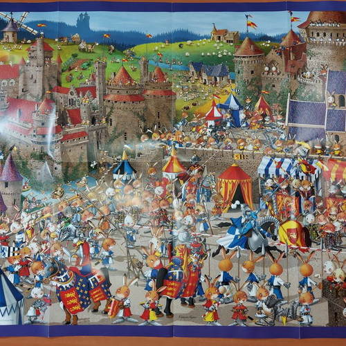 Heye Bunny Battles 1000-piece puzzle