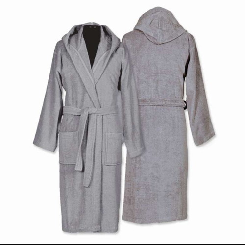 Hooded Bathrobe size M, new, 100% cotton