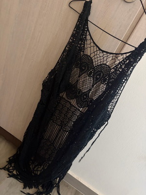 Γυναικείο παρεό μεταχειρισμένο, μαύρο, one size