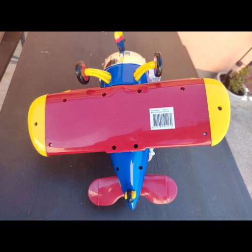 Vintage M&M's Dispenser Airplane with Yellow and Red Pilots like new