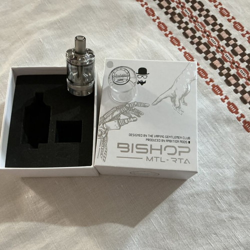 Bishop MTL RTA rebuildable vape atomizer