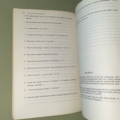 Proficiency English Learning Books used, set of 4