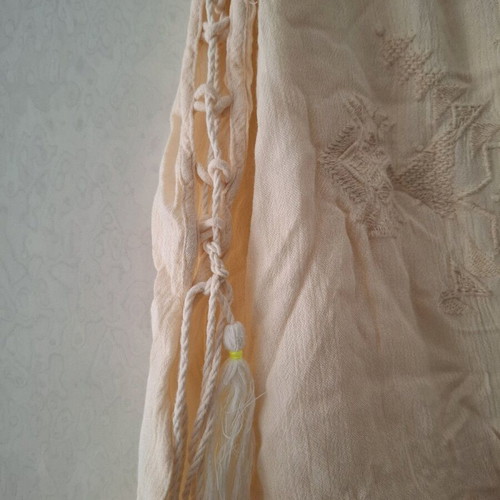 Attrattivo tank top used, beige and yellow, size S