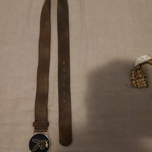 Playboy ζώνη σαν καινούργιο, καφέ, μήκος 115cm