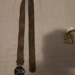 Playboy ζώνη σαν καινούργιο, καφέ, μήκος 115cm