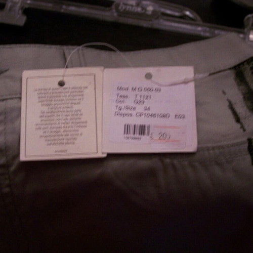 Moschino Jeans Pants with All-over Logo Print New, Size 34