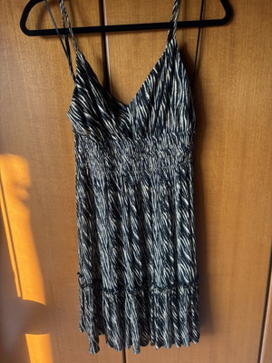 Summer dress Pink Woman new, black and brown, size L