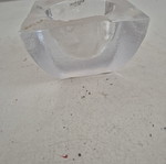 Kosta Boda Crystal Decorative Piece new, Scandinavian minimal design