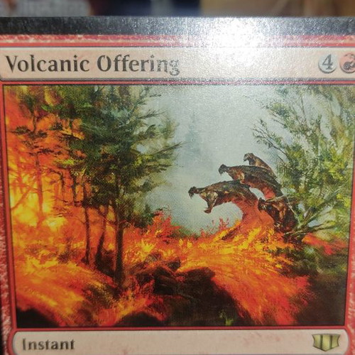 Volcanic Offering Magic the Gathering Commander 2014
