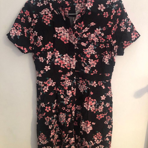 Dorothy Perkins floral short-sleeve dress new, size L