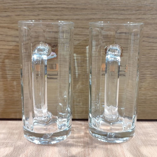 Veltins beer set of two promotional glass mugs 0.2l like new