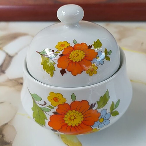 Porcelain sugar bowl Ionía new