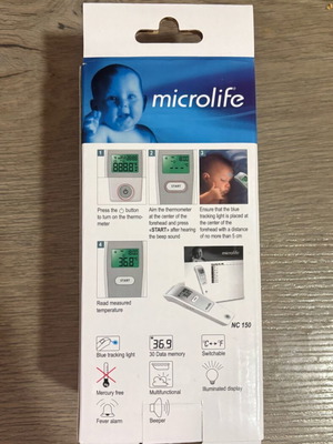 Microlife forehead thermometer new