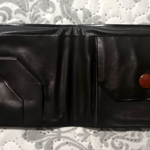 Retro Budapest wallet with red star, vintage souvenir