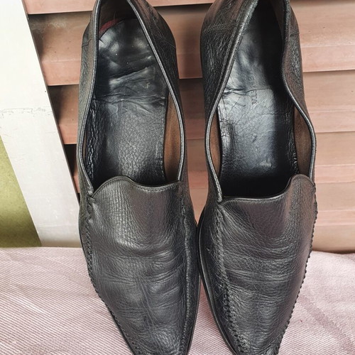 Bottega Veneta men's shoes used, black, size 42