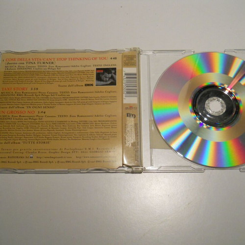 Eros Ramazzotti Duetto Con Tina Turner Cose Della Vita CD like new, pop