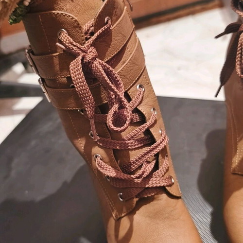 Booties new brown size 42