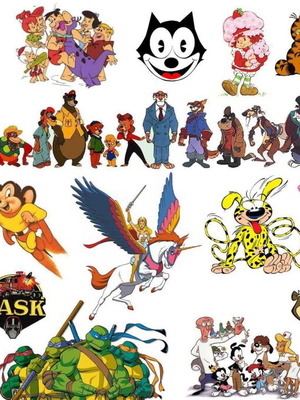 Old Cartoon Poster