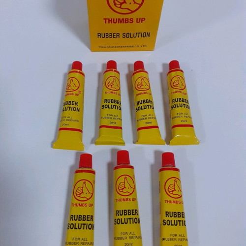 Rubber Solution closed glue tubes new
