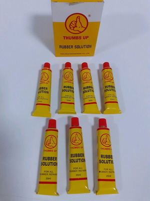 Rubber Solution closed glue tubes new