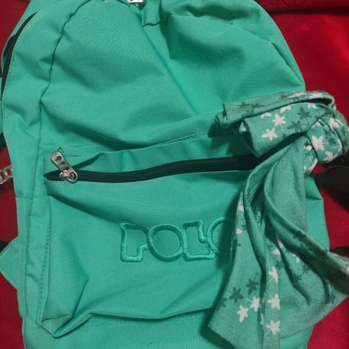 Polo backpack like new, mint color
