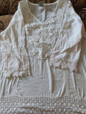 Kaftani for the sea excellent condition, white, one size