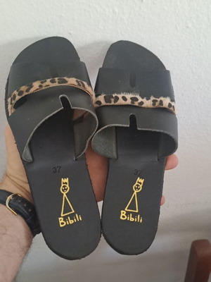 Σανδάλια Bibili καινούρια, νούμερο 37, μαύρο και μπεζ