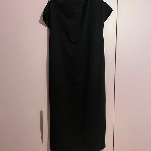 Midi dress black Zara like new, size S