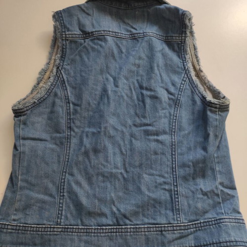 Motivi sleeveless denim vest used, size S, blue