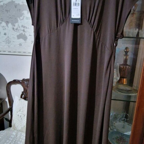 Brown long dress Mat Fashion new, size S/M