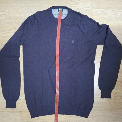 Trussardi Jeans purple men's sweater Medium like new
