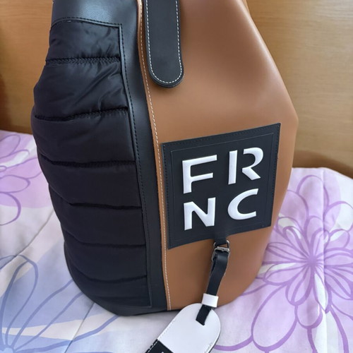 Frnc backpack new, black and brown