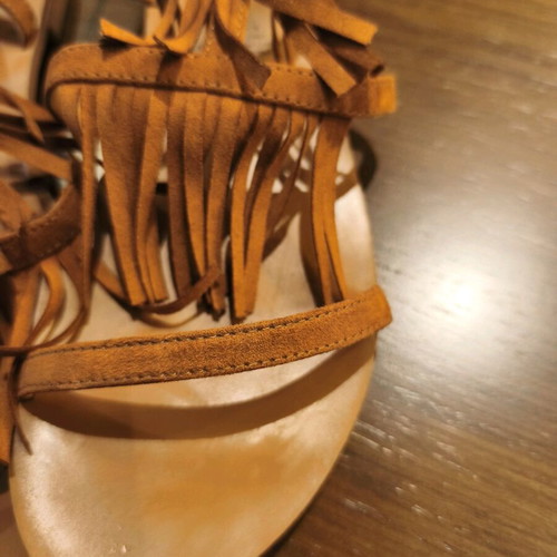 H&M boho style suede sandals size 40 used
