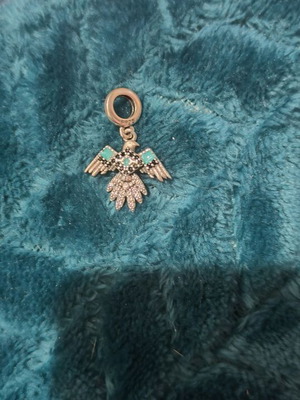 Charms για βραχιόλι Pandora ασημένιος αετός s925 σαν καινούργιο