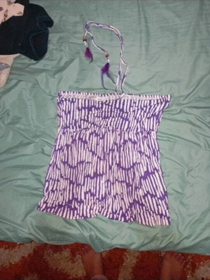 Strapless blouse new, one size